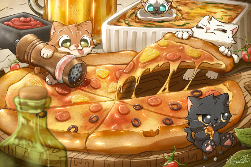 Une délicieuse PIZZA